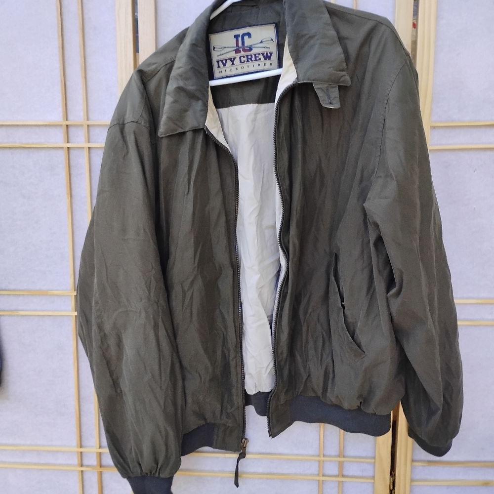 Men's Olive Bomber Jacket